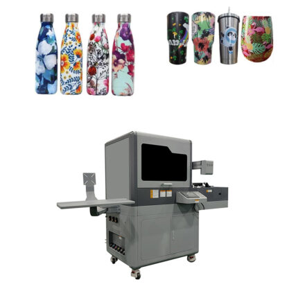 High Speed 360 Rotary UV Printer Mass Production Water Bottle Cheap Price