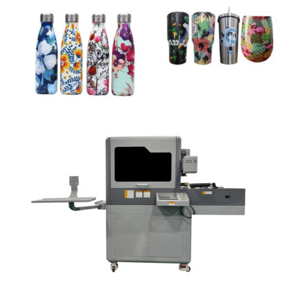 Factory Supply 360 UV Digital Printer Rotary Inkjet Printer for Bottles Tumblers